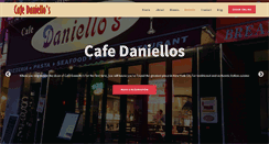 Desktop Screenshot of cafedaniellos.com