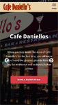 Mobile Screenshot of cafedaniellos.com